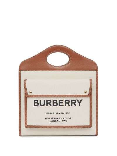 Burberry сумка-тоут Pocket среднего размера