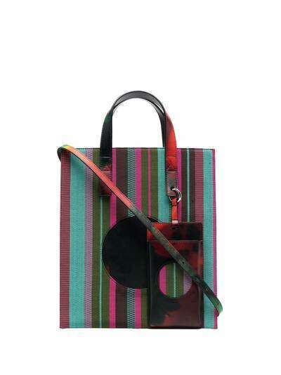 Karl Lagerfeld полосатая сумка для iPad из коллаборации с Kennet Ize