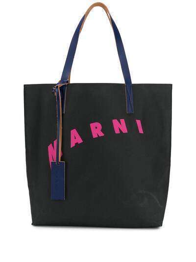 Marni сумка-тоут с логотипом