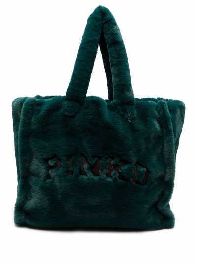 Pinko сумка-тоут с тисненым логотипом
