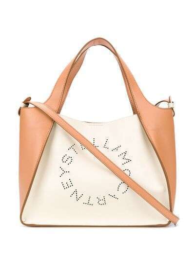 Stella McCartney сумка-тоут с перфорированным логотипом