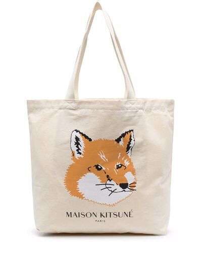 Maison Kitsuné сумка-тоут с принтом