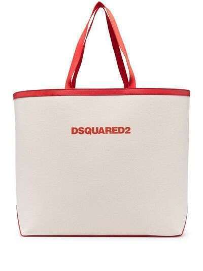 Dsquared2 сумка-тоут с нашивкой-логотипом