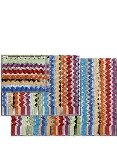 Missoni Home набор из пяти полотенец с узором зигзаг