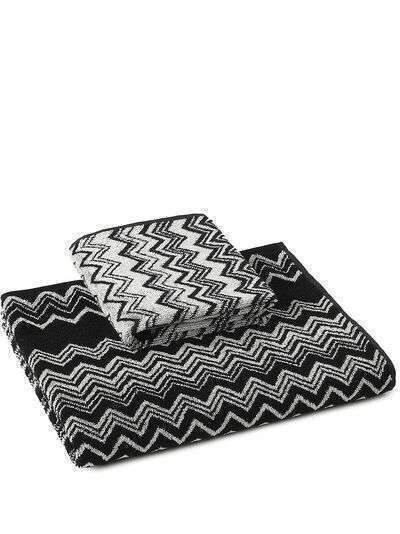 Missoni Home комплект Keith из двух полотенец с узором шеврон