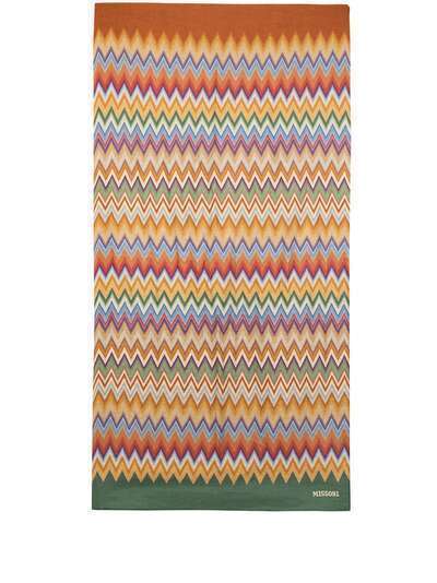 Missoni Home полотенце Alvise с узором зигзаг