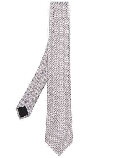 LANVIN фактурный галстук с узором