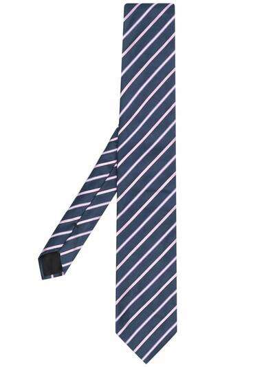Boss Hugo Boss полосатый галстук с заостренным носком