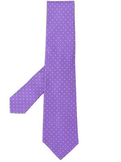 Ralph Lauren Purple Label галстук с вышитым узором в горох
