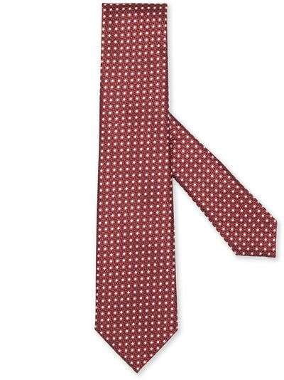 Ermenegildo Zegna галстук с вышивкой