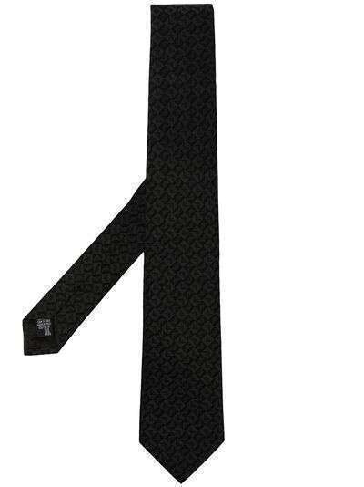 Emporio Armani галстук с монограммой
