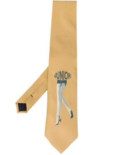 Jean Paul Gaultier Pre-Owned галстук 1980-х годов с принтом