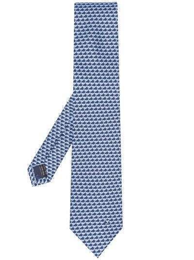 Salvatore Ferragamo шелковый галстук с узором