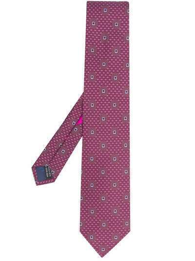 Salvatore Ferragamo галстук с абстрактным принтом