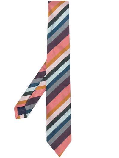 PAUL SMITH шелковый галстук в диагональную полоску