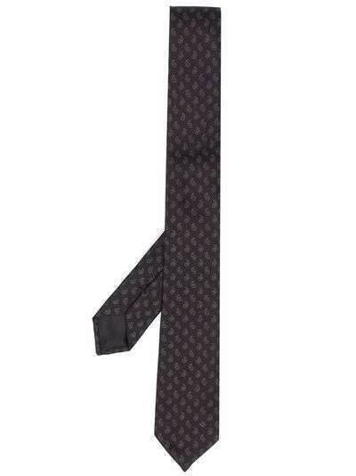 Givenchy шелковый галстук с узором пейсли