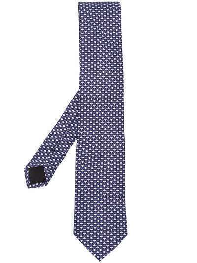 Boss Hugo Boss галстук с геометричным принтом