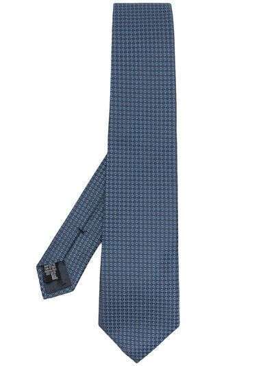 Emporio Armani галстук с геометричным узором