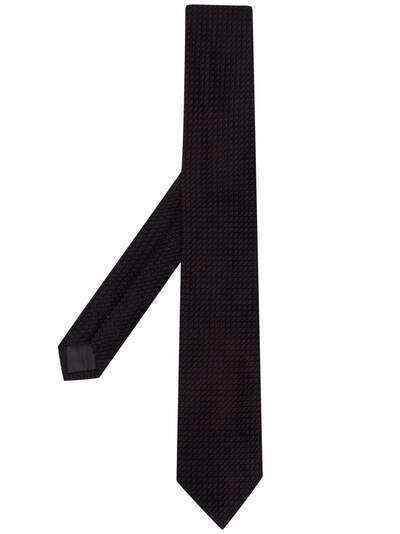 LANVIN фактурный галстук с узором