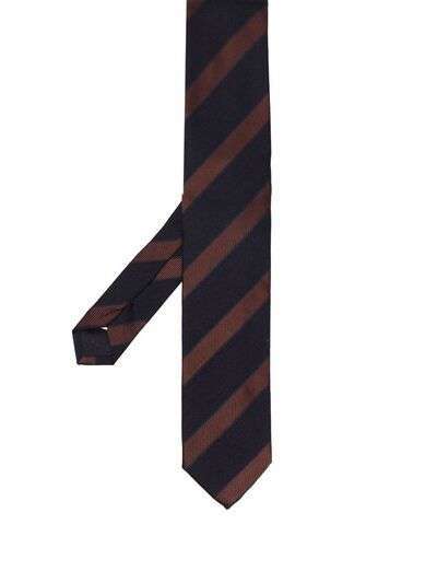 Lardini твиловый галстук в полоску