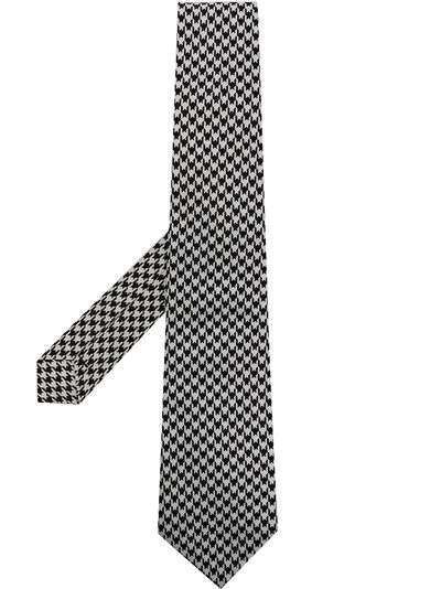 Comme Des Garçons Homme Deux шелковый галстук с геометричным узором
