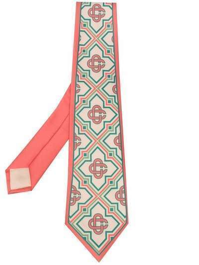 Casablanca галстук с геометричным принтом
