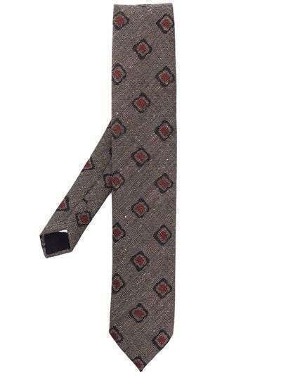 Lardini жаккардовый галстук с узором