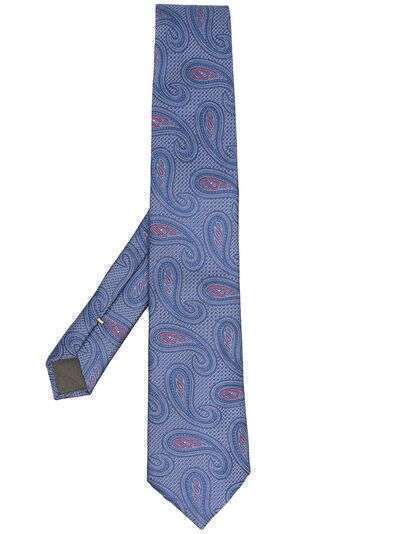 Canali галстук с узором пейсли