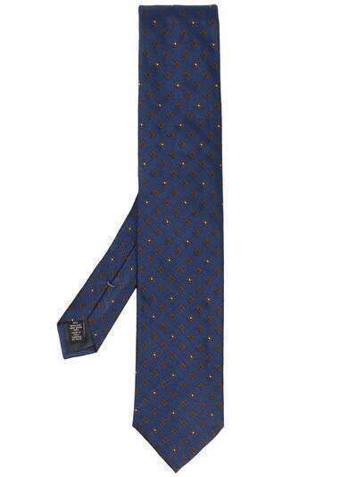 Ermenegildo Zegna шелковый галстук с цветочным узором