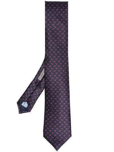 Corneliani галстук с заостренным концом