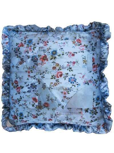 Preen By Thornton Bregazzi подушка с цветочным принтом и оборками