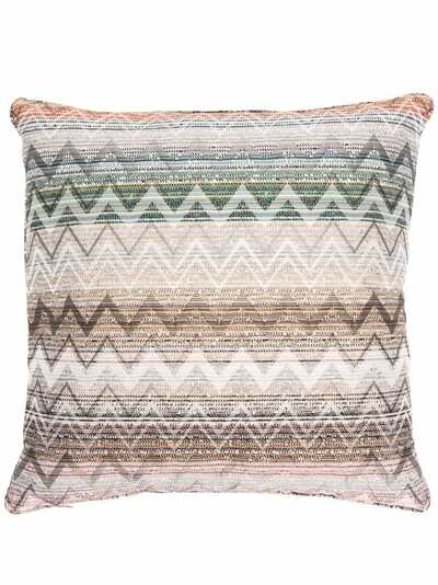 Missoni Home подушка с узором зигзаг