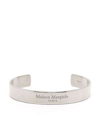 Maison Margiela браслет-кафф с гравировкой логотипа