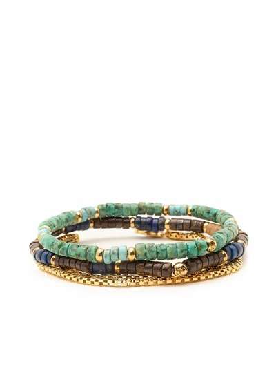 Nialaya Jewelry комплект браслетов Tulum