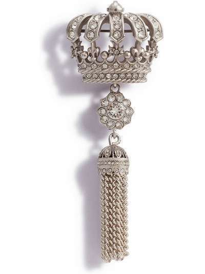 Dolce & Gabbana брошь в форме короны