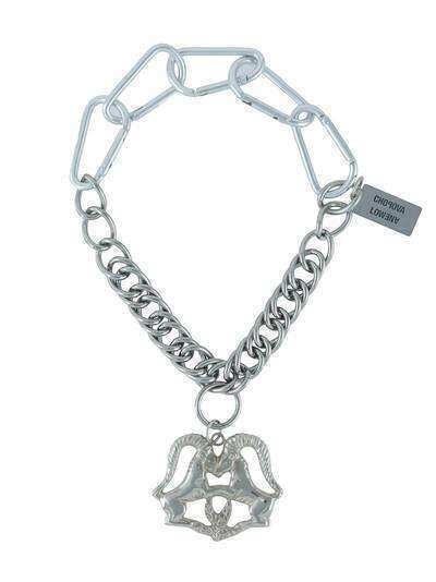 Chopova Lowena antelope-charm chain necklace