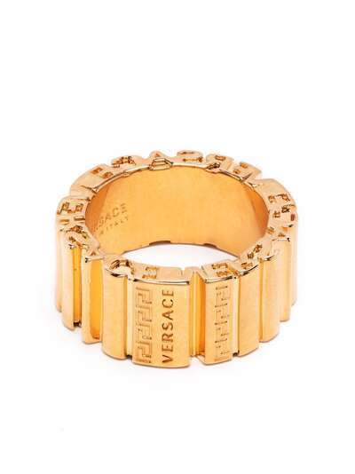 Versace кольцо Greca с гравировкой логотипа