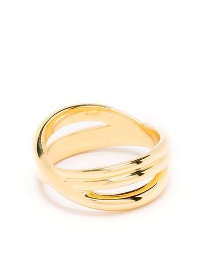 Missoma кольцо Infini из позолоченного серебра