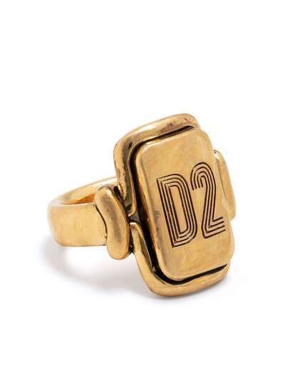 Dsquared2 кольцо с гравировкой D2