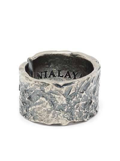 Nialaya Jewelry кольцо с гравировкой из коллаборации с Johnny Edlind