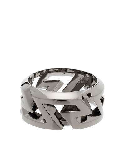 Versace Greca cut-out ring