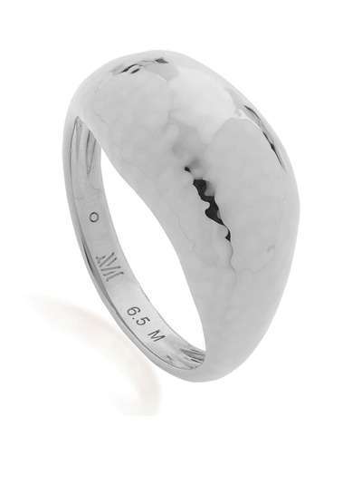 Monica Vinader серебряное кольцо Dea Domed