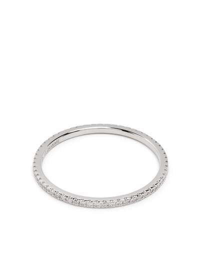Le Gramme кольцо из белого золота с бриллиантами