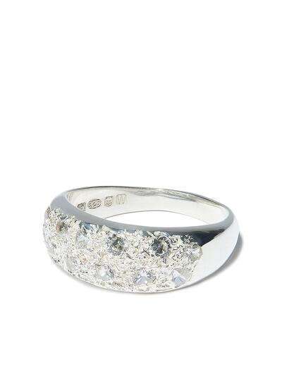 Bleue Burnham серебряное кольцо с сапфирами