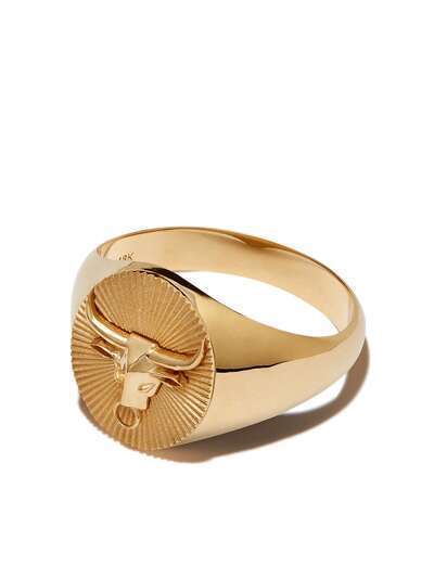 Foundrae перстень Taurus из желтого золота