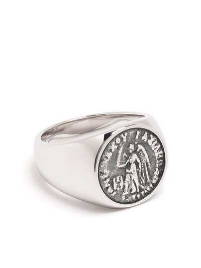 Tom Wood серебряное кольцо Coin Angel