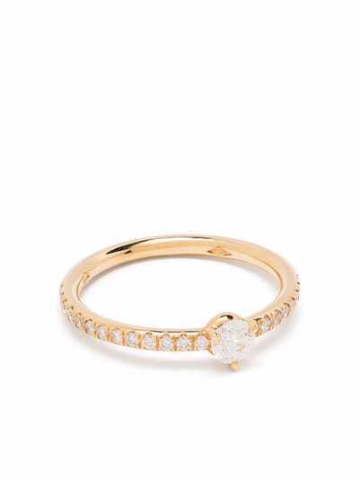 Loyal.e Paris кольцо из переработанного желтого золота с бриллиантом