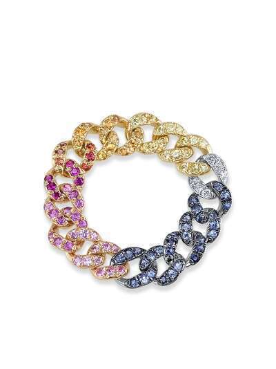 SHAY кольцо Links Essential из желтого и розового золота