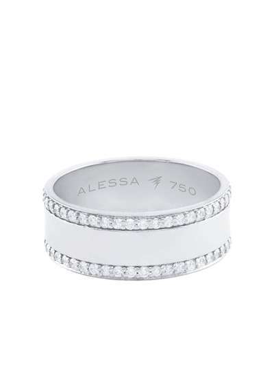 Alessa кольцо Spectrum Border из белого золота с бриллиантами