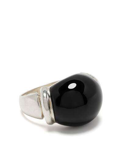 Sophie Buhai серебряное кольцо Demain с ониксом